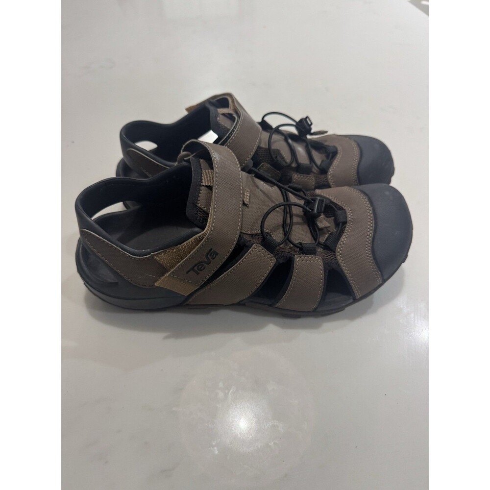 TEVA Men’s Size 10 Brown Flintwood Sport Water Shoes Sandals Hike Fish Beach